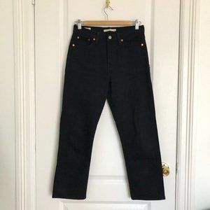 Levi's Wedgie Straight in Black Heart